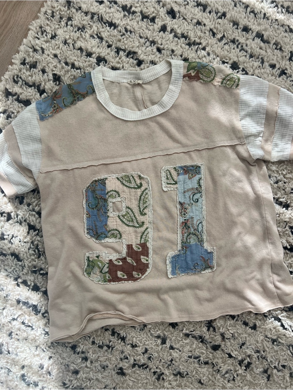 POL. Patchwork tee - Picture 2 of 4